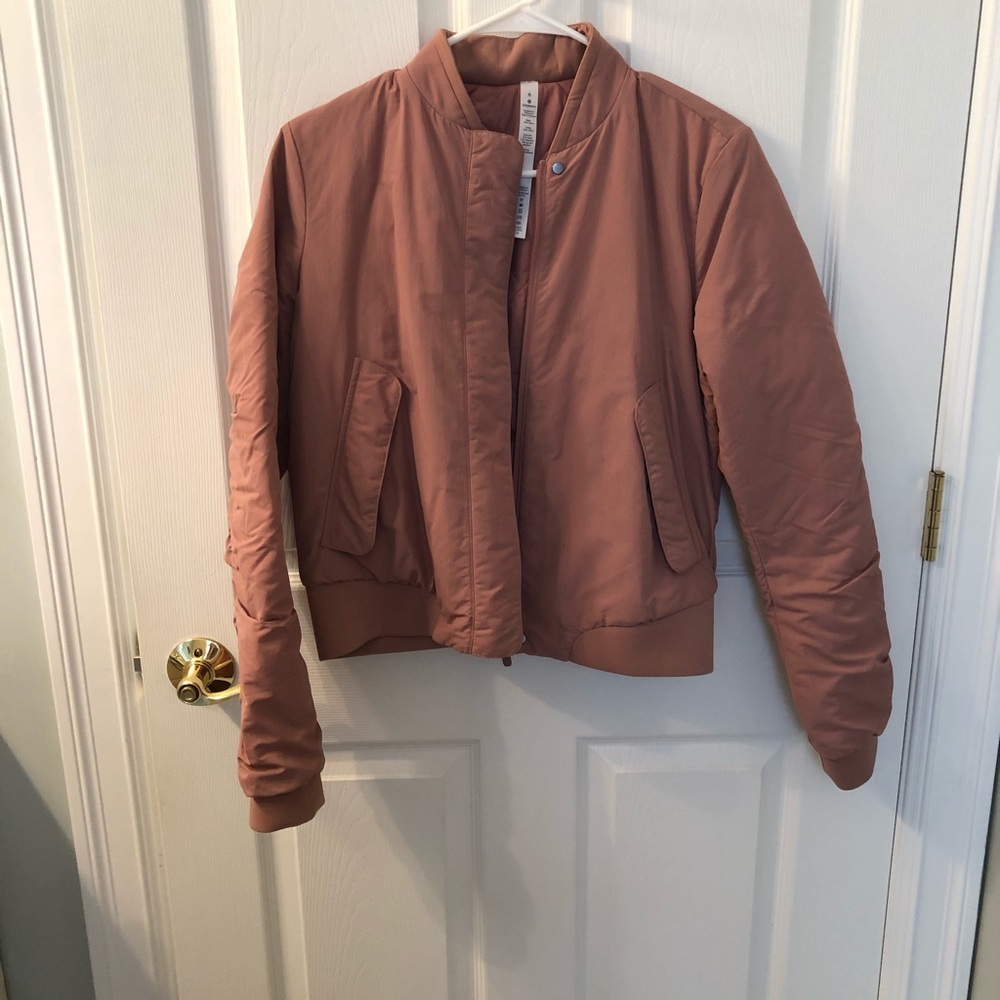 Lululemon Warm Two Ways Bomber Jacket - size 6